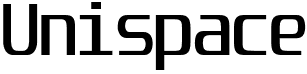 unispace font